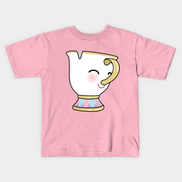 Cute Chip Kids T-Shirt by Pendientera